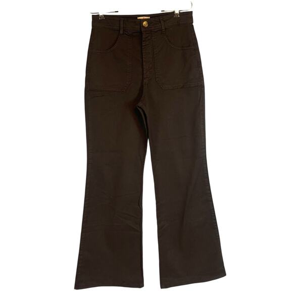 Marine Layer Faded Black Bridget Flare Bootcut Pants Style 16304 Size 12 NWOT - Picture 6 of 10